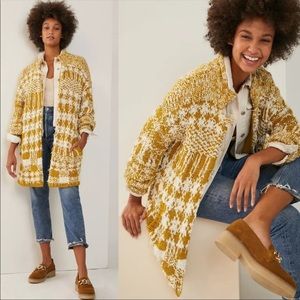 New Chartreuse Shaina Sweater Coat Cardigan